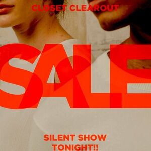 Silent show tonight!!!